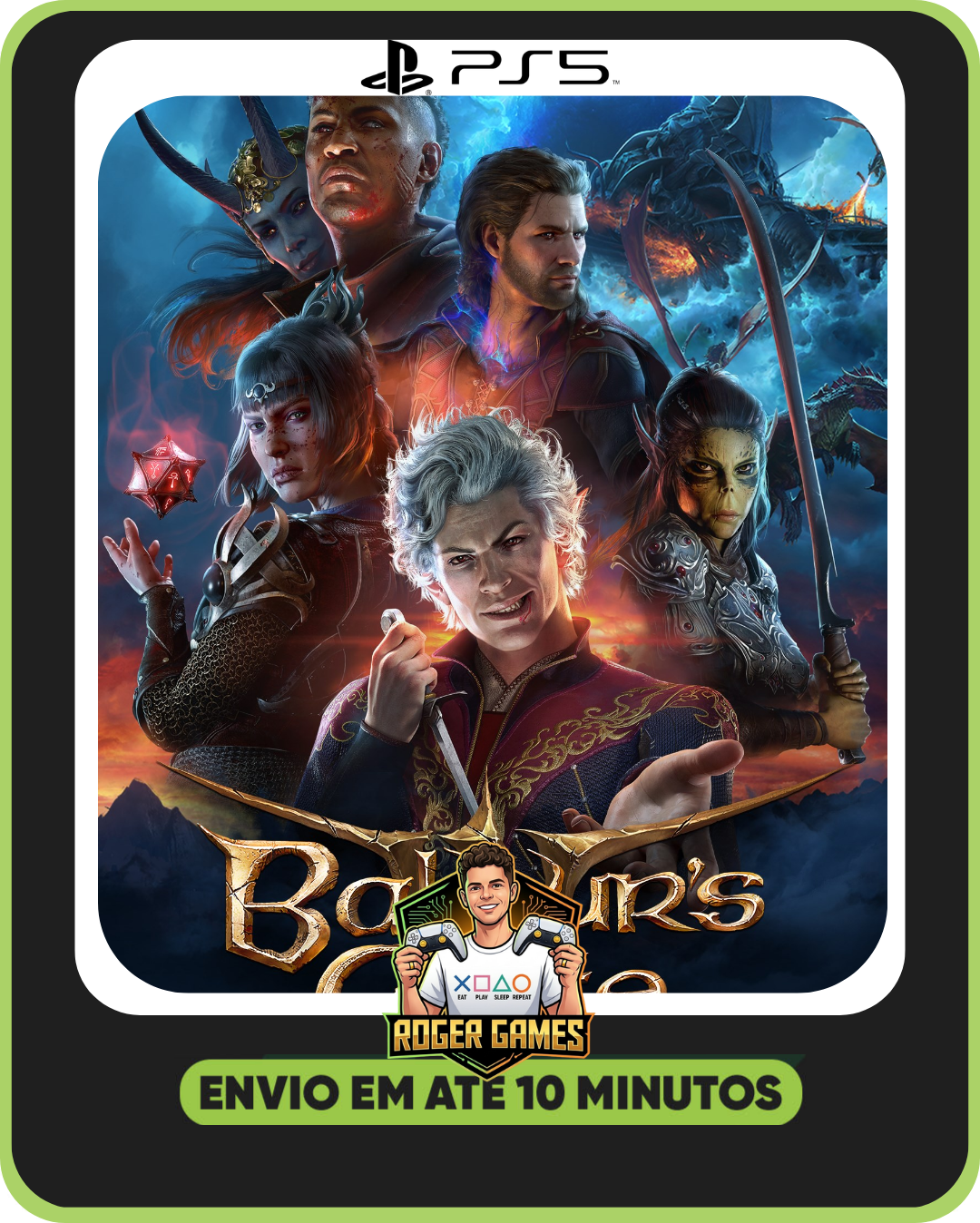 BALDUR'S GATE 3 - PS5 - MÍDIA DIGITAL